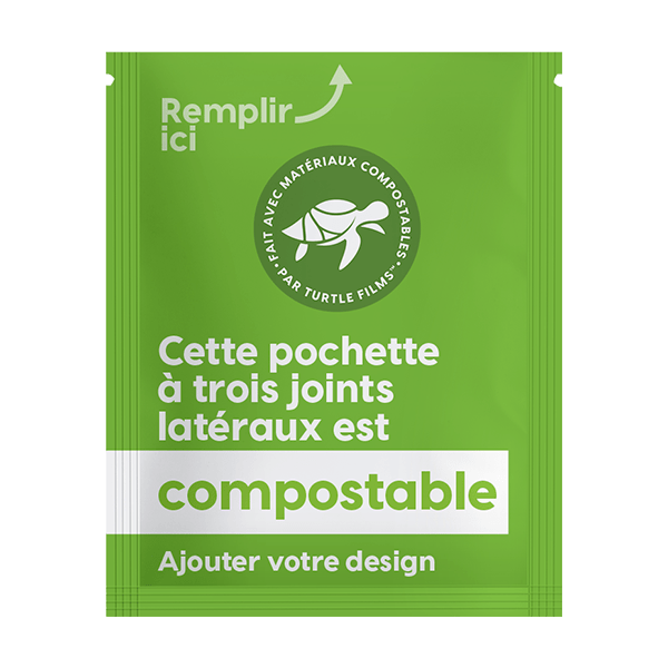 Compostable 3-Side Seal